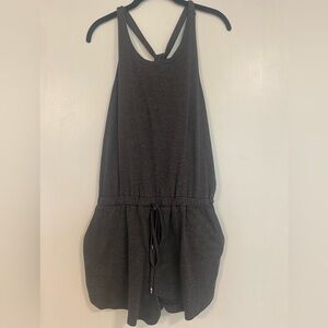 Love Riche Romper, Gray - Size Large